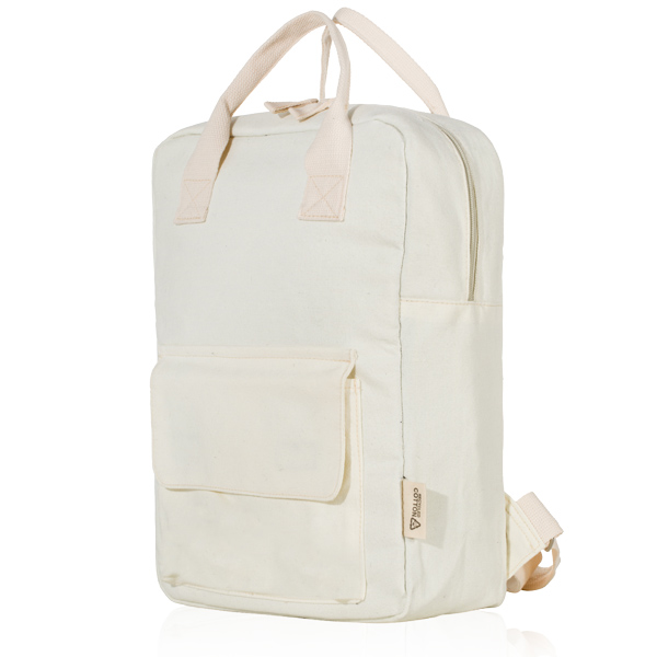 תיק גב אקולוגי ללפטופ מכותנה ממוחזרת