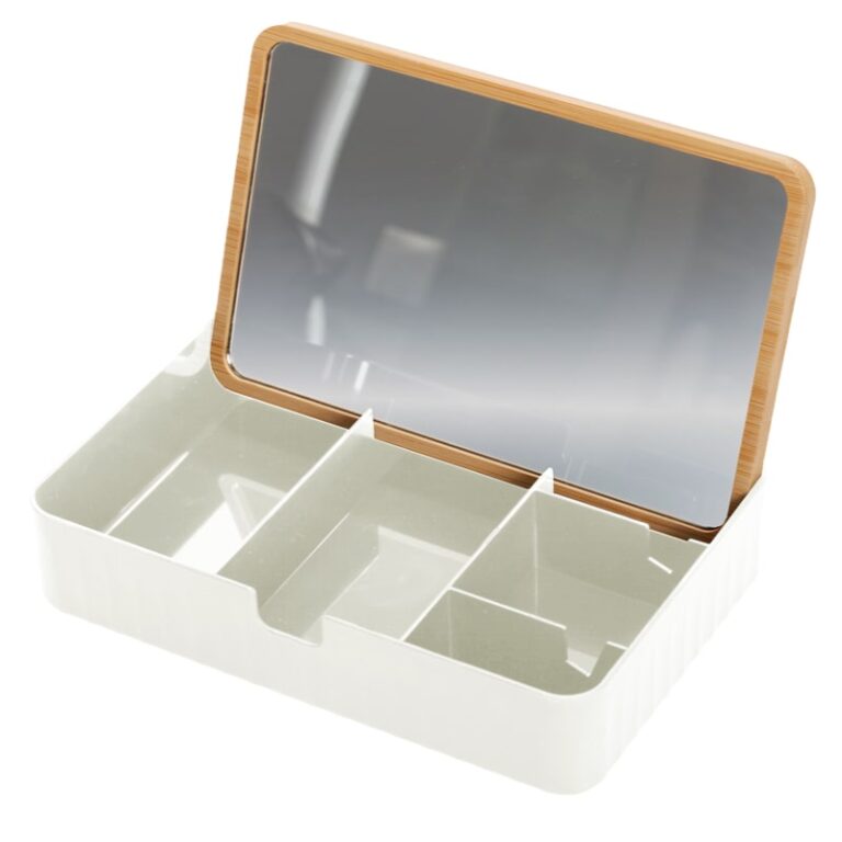 מראה שולחנית עם קופסת תכשיטים מדגם ג'לרי