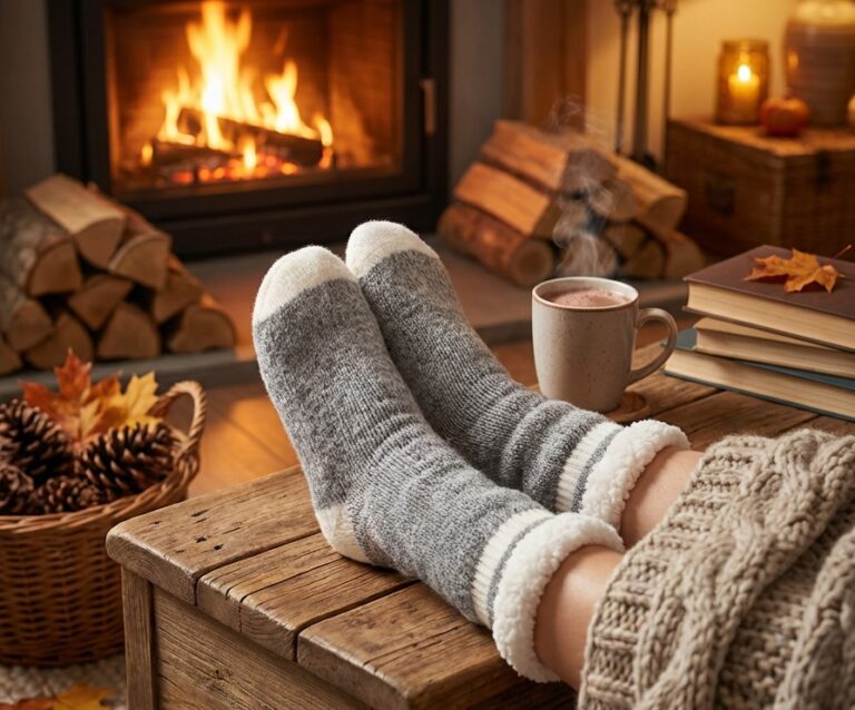 גרבי נעלי בית מפנקות לחורף עם פרווה פנימית נעימה וחמימה. שכבה חיצונית עשויה צמר עם תחתית למניעת החלקה. מידות גבר/ אישה