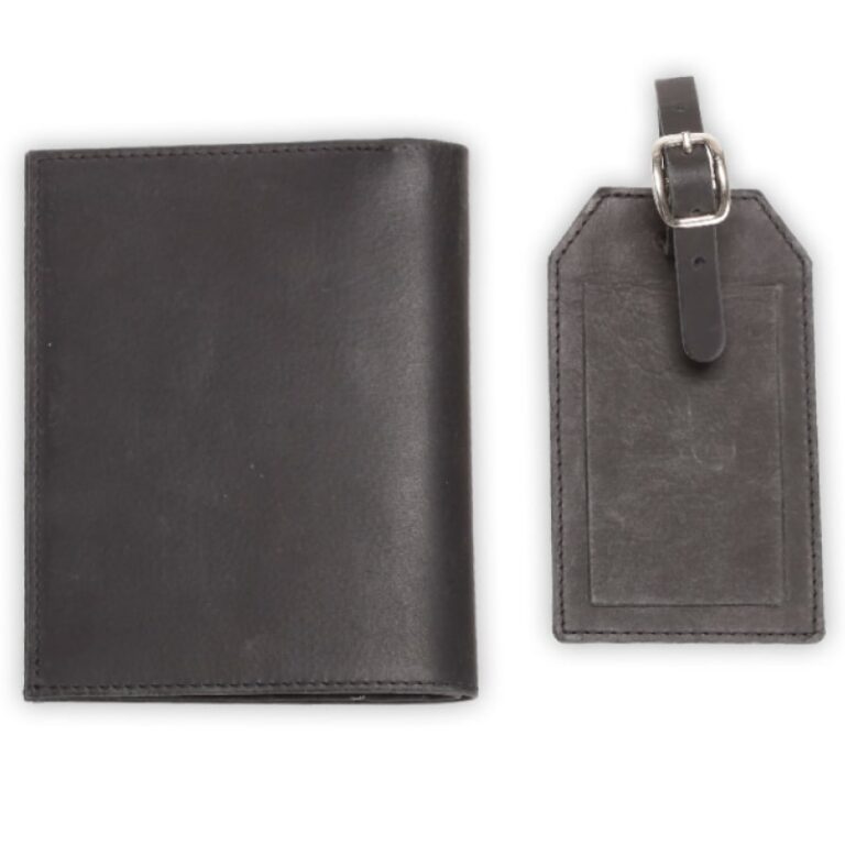 סט טיסה יוקרתי מעור