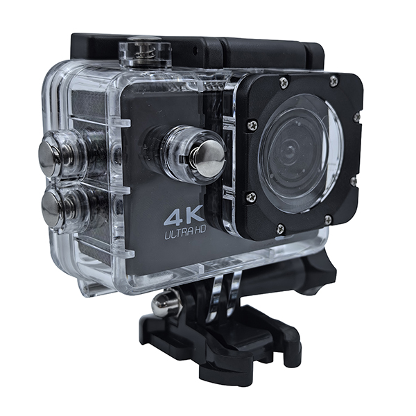 מצלמת אקשן וספורט 4K Ultra HD , תעדו את הרגעים הכי עצמתיים שלכם באיכות קולנועית עם מצלמה קשוחה ופרקטית, המתאימה לכל סוגי הספורט וההרפתקאות.